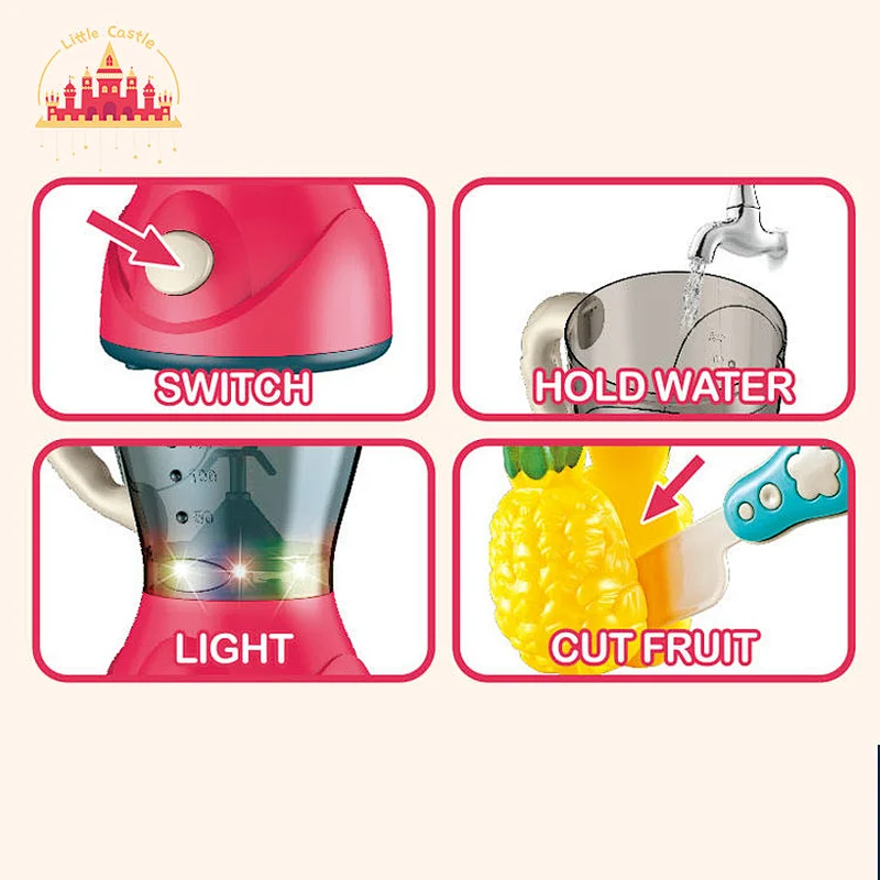 Premium Quality Mini Electric Plastic Blender Toys with Cutting Fruit Toy SL10D220