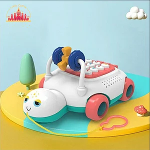 Little Cute Early Education Musical Turtle Telephone Car Toy for Children SL07B002