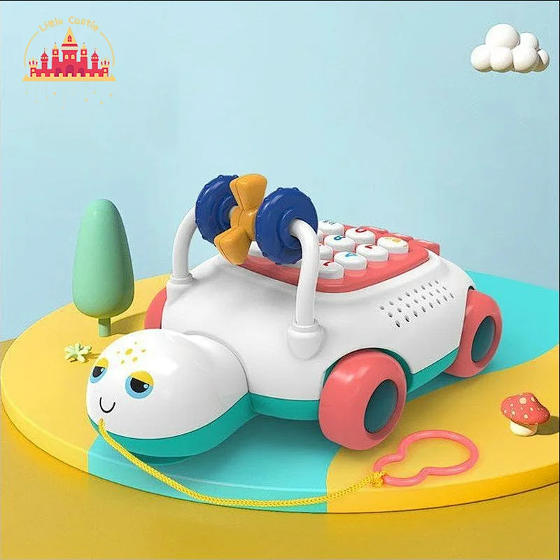 Little Cute Early Education Musical Turtle Telephone Car Toy for Children SL07B002