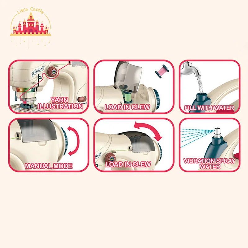 Pretend to Play Plastic Large Electric Sewing Toy with Accessories SL10D201