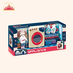 Top quality plastic electric washing machine toy with doll set toy SL10D216