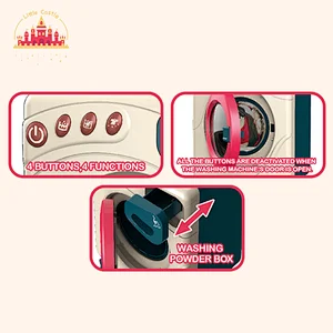 Top quality plastic electric washing machine toy with doll set toy SL10D216