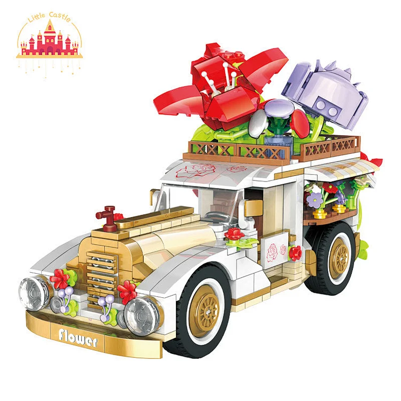 Hot Sale Funny Building Block Toys Plastic Children Balloon Car Toy SL03B002
