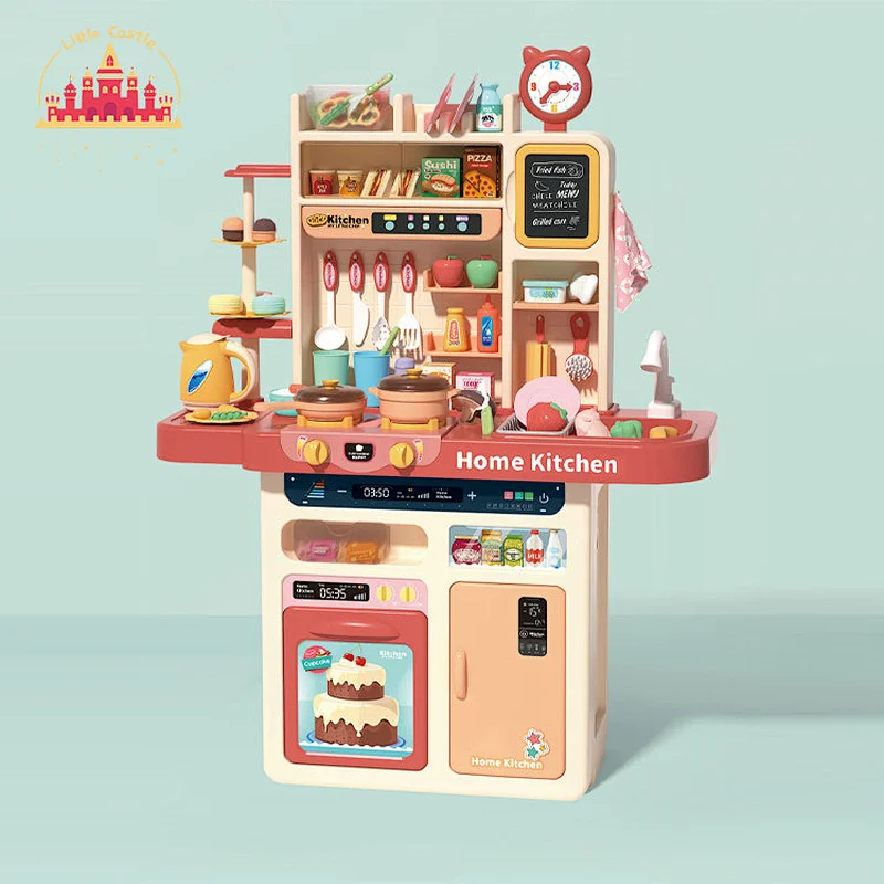 High quality kids pretend play cooking toy plastic kitchen table toy SL10C013