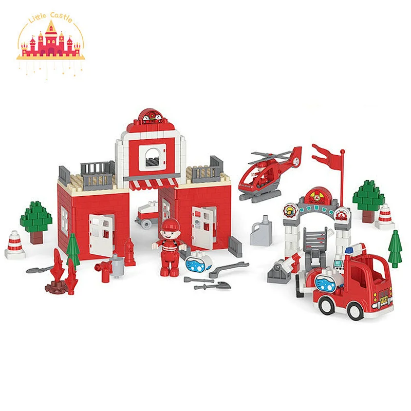 Assembly Pretend Toy Plastic Mini Model Dining Car Building Block Toy For Kids SL13A039