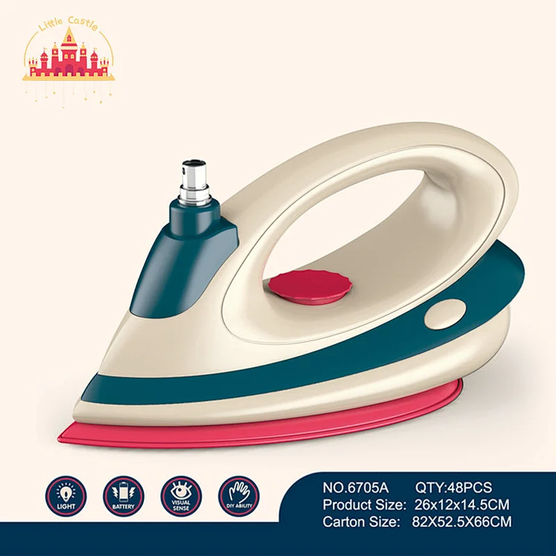 New Pretend Play Toy Plastic Water Jet Vibrating Iron Toy for Kids SL10D187