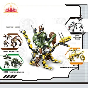 331Pcs Rampage Gorilla Model Building Block Toy Plastic 3 In1Educational Toy For Kids SL13A087