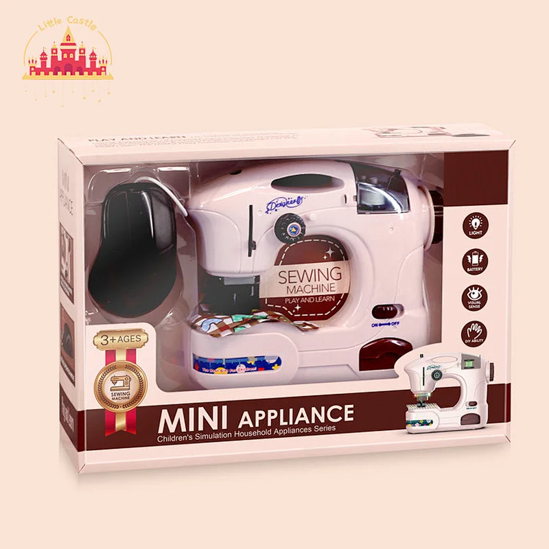 Pretend Play Sets Electric Simulation Small Sewing Machine Toy with Light SL10D225