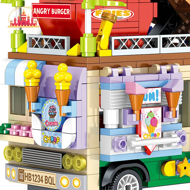 3D Educational Building Block Toy Hamburger Car Toy for Kids SL03B011