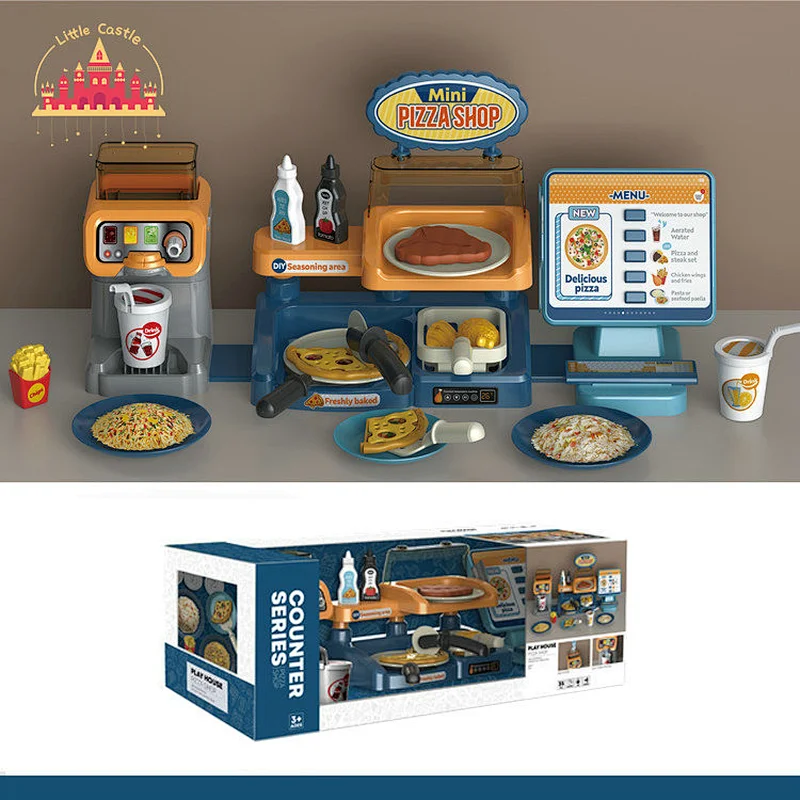 Children Play House Pretending Dessert Shop Plastic Cash Register Set Toy SL10D338