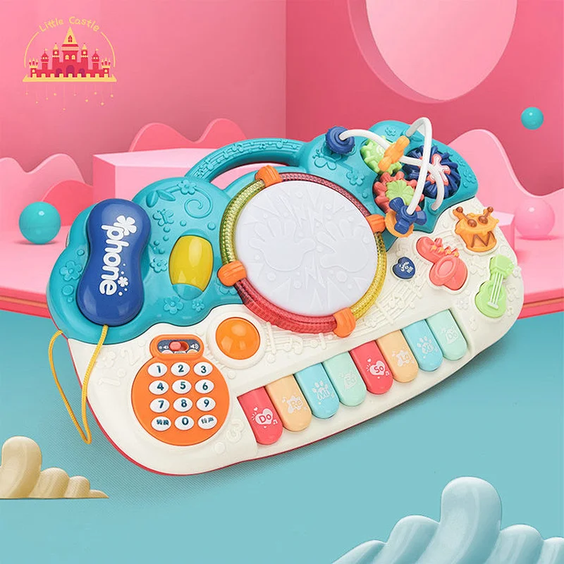 Puzzle Multifunctional Music Piano Toy Simulation Phone Baby Toys SL07A007