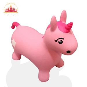 Kids Soft Inflatable Jumping Unicorn Toy Plastic Bouncy Animal Toy SL16D004A