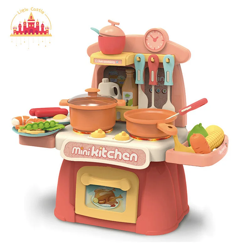 Customize Educational Kitchen Set with Light Music and Water Function for Kids SL10C003
