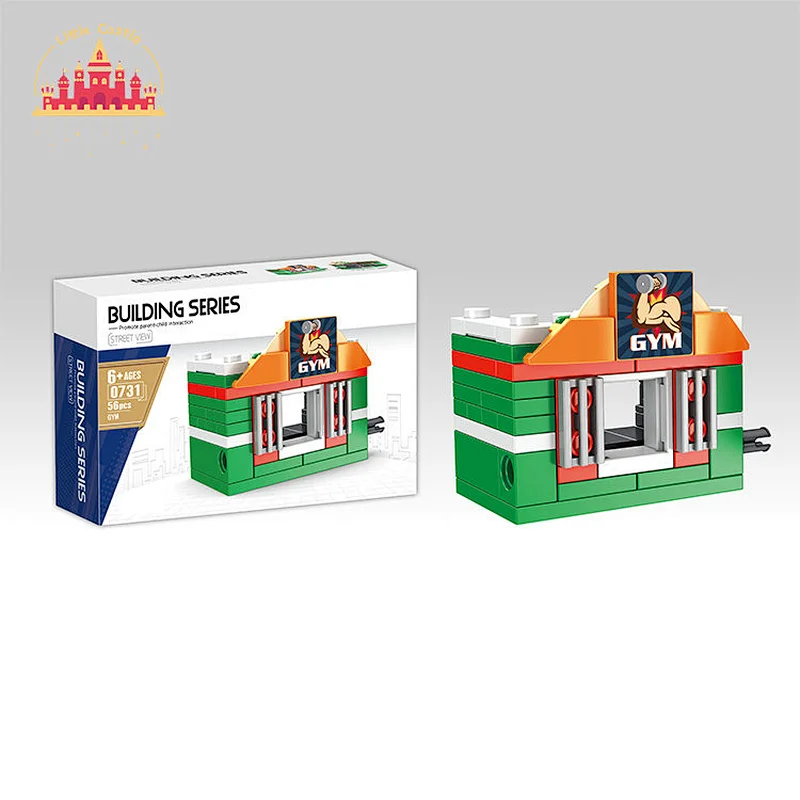 Hot Selling Mini Gym Model Educational DIY Plastic Building Block Set Toy For Kids SL13A102