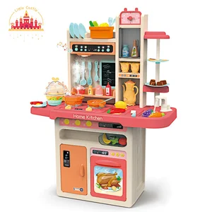 Factory direct sale educational pretend play house cooking plastic kitchen toy for kids SL10C001