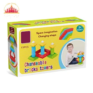 Interesting Versatile Plastic Building Block Tower Toy for Children SL13A048
