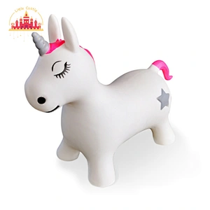 Kids Soft Inflatable Jumping Unicorn Toy Plastic Bouncy Animal Toy SL16D004A