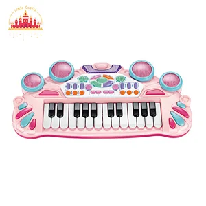 Customized baby educational musical instrument drum and piano toys with microphone SL07A012