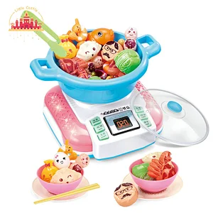 New Design Plastic Kitchenware Set Toy Kids Steam Hot Pot Toy SL07B004