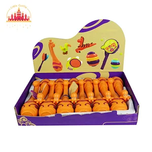 New Design Educational Plastic Giraffe Sand Hammer Baby Rattle Toy SL07A025
