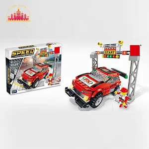New Design Kids Educational DIY Toy 255Pcs Racing Car Building Block Toy SL13A096