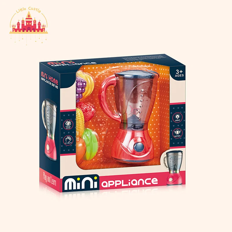 Wholesale plastic electric large juice machine toy with fruit toy SL10D194