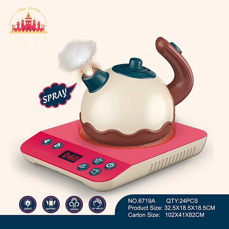 New style kitchen set toy electric spray kettle toy for kids SL10D208