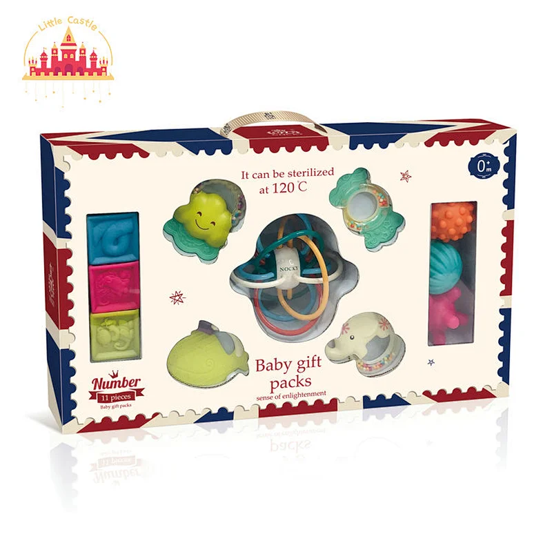 Customized Baby Gift Packs with Various Forms Plastic Rattle Toy SL08K003