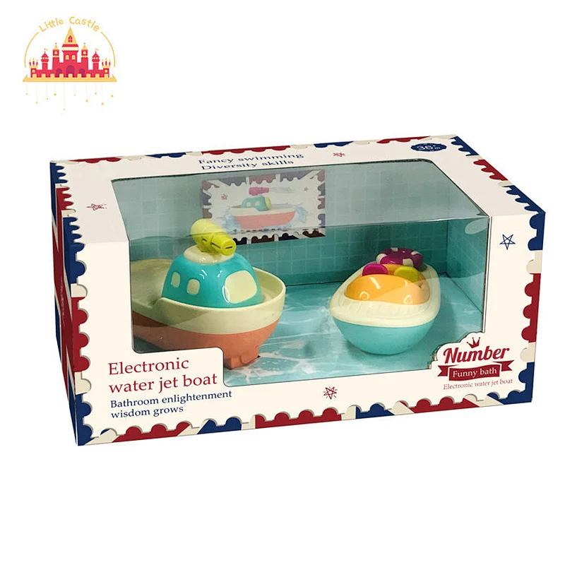 Wholesale Interesting Baby Bath Toy Plastic Electronic Water Jet Boat Toy SL04A020