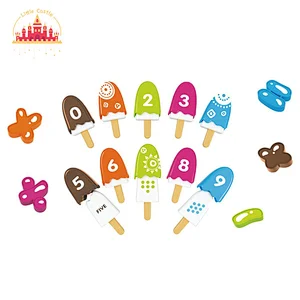 Educational Learning Number and Caculate Toy Plastic Ice Cream Toy for Kids SL10D432