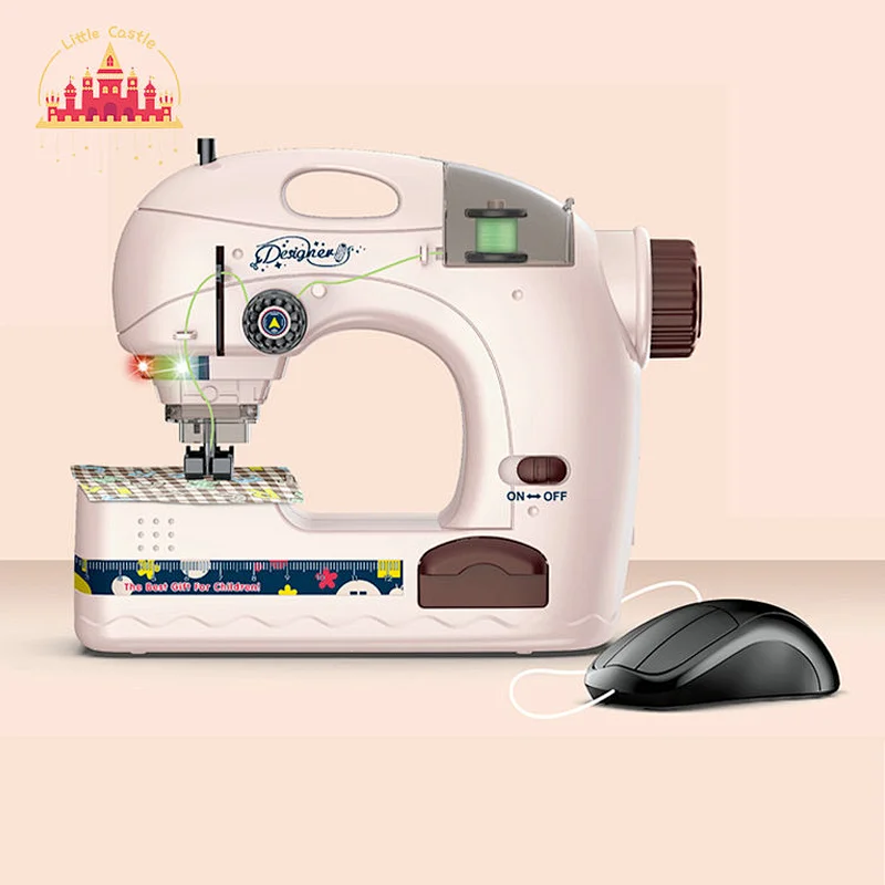 Pretend Play Sets Electric Simulation Small Sewing Machine Toy with Light SL10D225