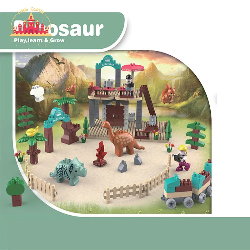 201 Pcs Diy Interlocking Toys Gas Station Plastic Building Blocks Toy For Kids SL13A015