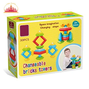 30 Pcs Baby Multifunctional Plastic Changeable Bricks Towers Toy SL13A049