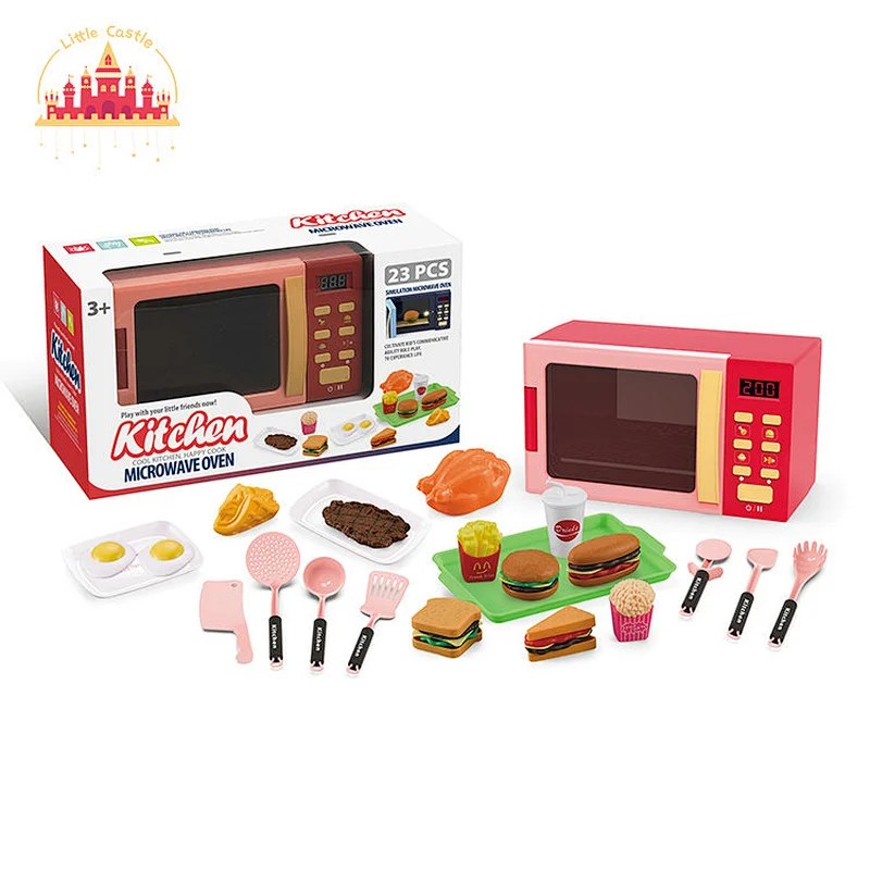 Premium quality kitchen simulation cooking funny plastic kids cooking food toy SL10D178