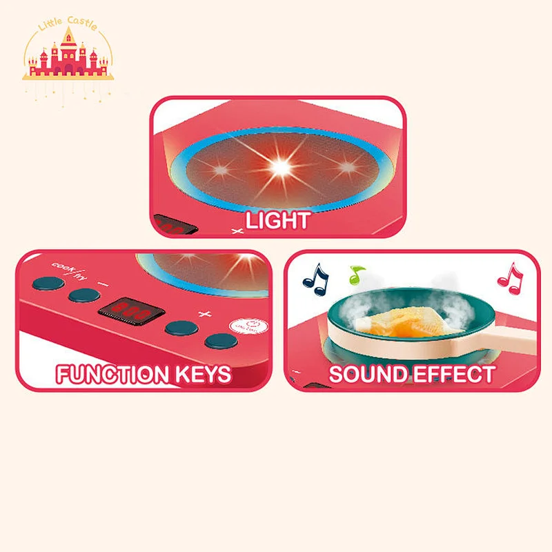 Factory wholesale kids educational toy plastic electromagnetic oven toy SL10D221