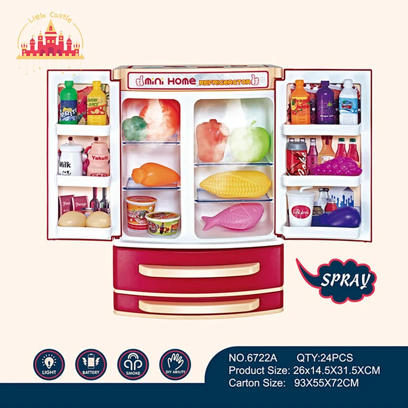 Early education toy plastic simulation refrigerator kitchen toys electric toys SL10D212