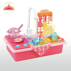 Most Popular Plastic Kitchen Toy Sets Kids Dishwasher Sink Toy Educational Toy SL10D336