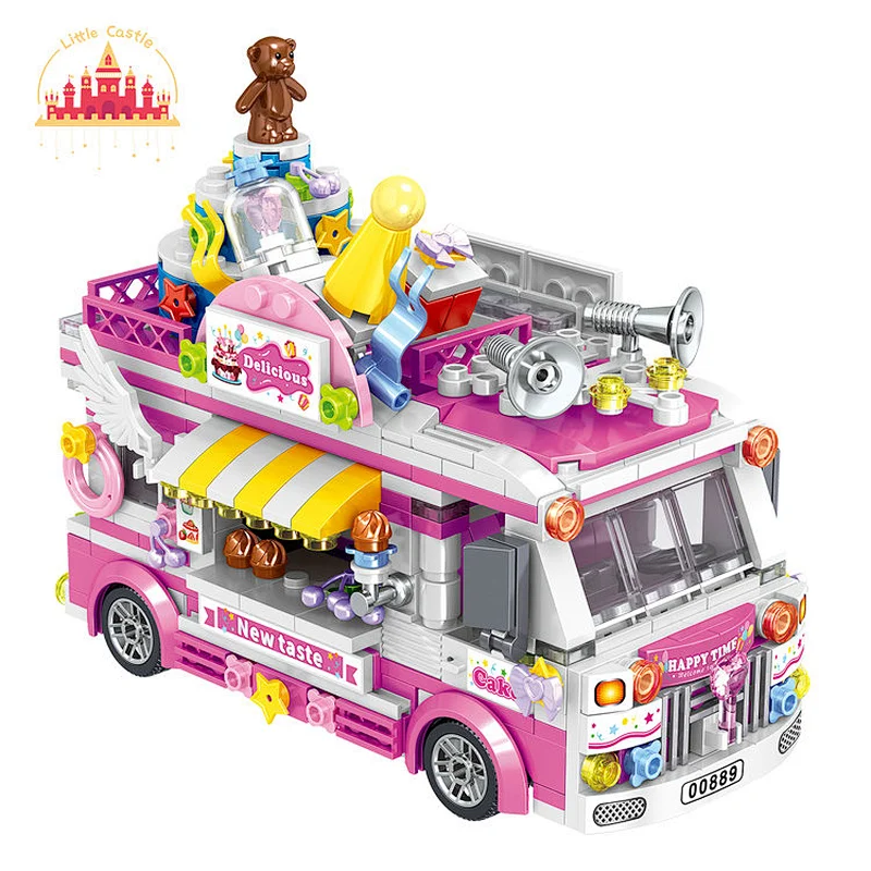 New Design Pink Plastic Delicious Cake Car Toy for Children SL03B009