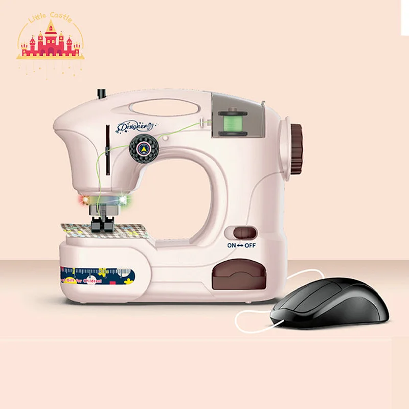 Pretend Play Sets Electric Simulation Small Sewing Machine Toy with Light SL10D225