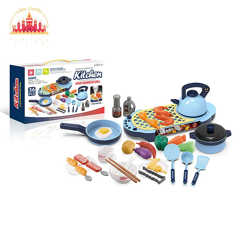 2022 New style plastic microwave kitchen set interesting pretend cooking toy for kids SL10D179