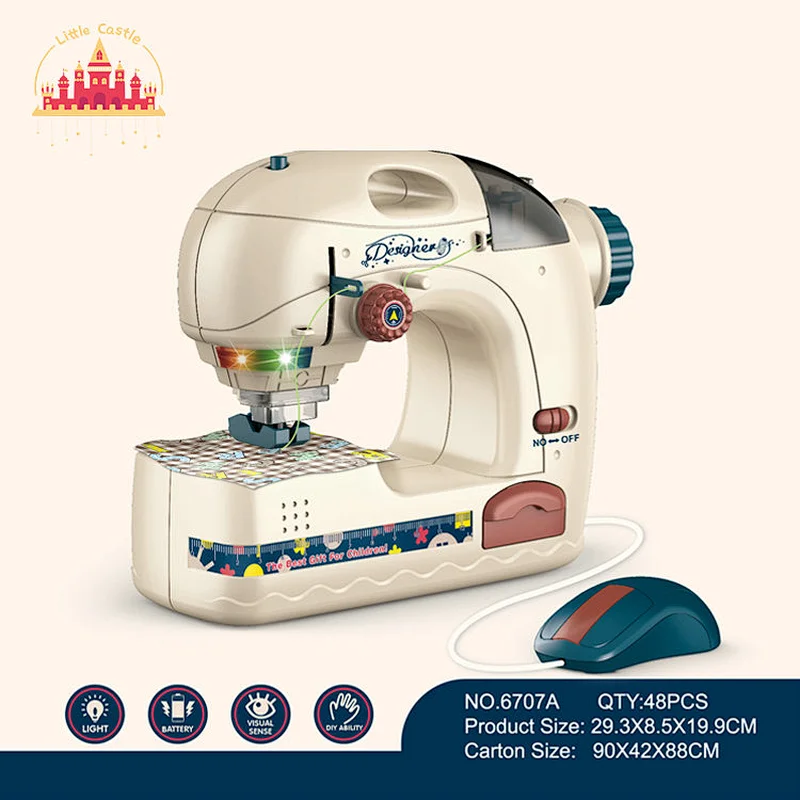 Children plastic electric light small sewing machine toy SL10D188
