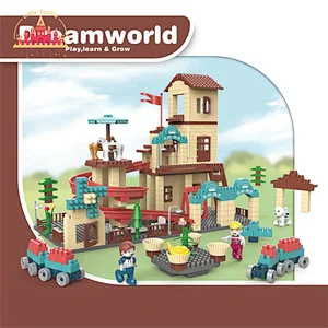531 PCS Kids Construction Amusement Park Plastic Building Block Toy SL13A003
