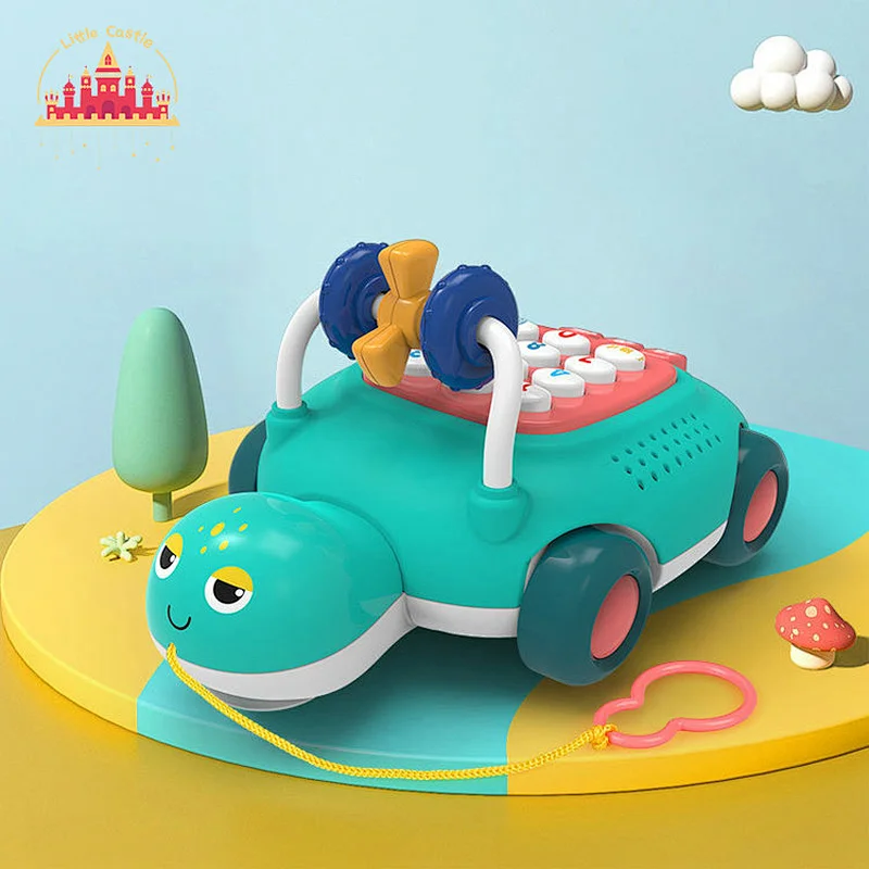 Little Cute Early Education Musical Turtle Telephone Car Toy for Children SL07B002