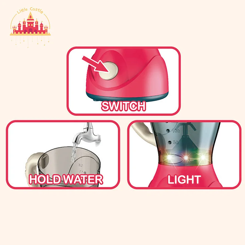 Wholesale plastic electric large juice machine toy with fruit toy SL10D194