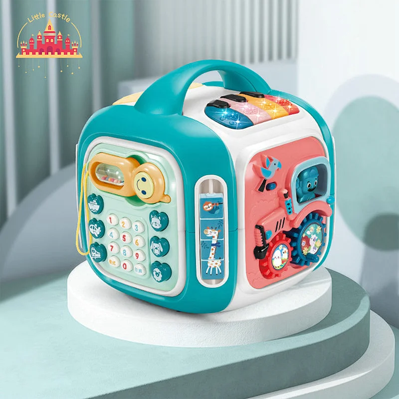 Intelligent multifunctional decahedron music puzzle game for toddler SL07B003