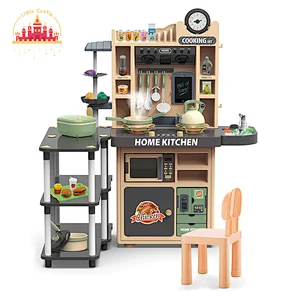 Children Plastic Kitchen Cutlery Cupboards Toys Spray Cooking Food Table Toy SL10C018