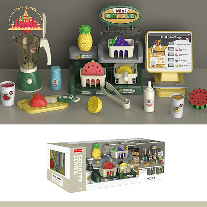 Children Play House Pretending Dessert Shop Plastic Cash Register Set Toy SL10D338