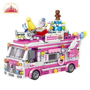 New Design Pink Plastic Delicious Cake Car Toy for Children SL03B009
