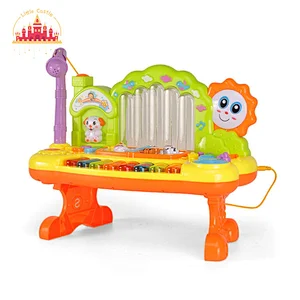 Cartoon style multifunctional electric water jet piano toy with microphone for kids SL07A022
