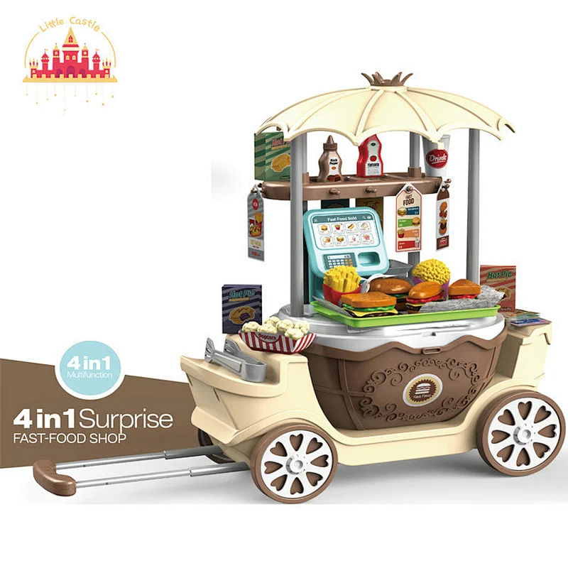 Hot Supermarket Play Set Toy Plastic Princess Burger Shop Toy for Kids SL10G030